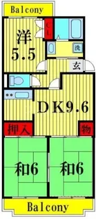 TOWAハイネス【1階】の間取り