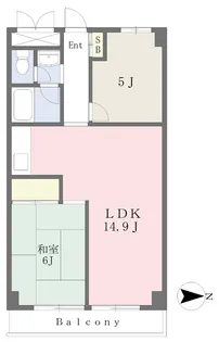 千代田グリーンハイツ【3階】の間取り