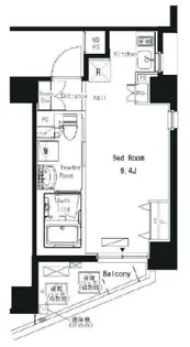 パークアクシス横浜井土ヶ谷【5階】の間取り