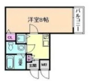ガゼルノア加島I【3階】の間取り