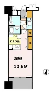 ロイヤルパークスシーサー南千住【1階】の間取り