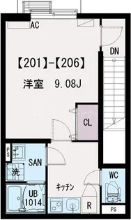 IXO 江北【2階】の間取り