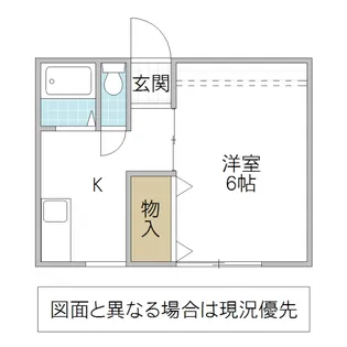 WIND【ウインド】コーポレス【2階】の間取り