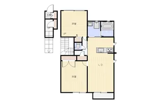 エスハウスA【2階】の間取り