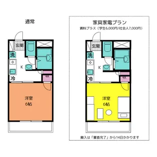シャトー柿沼【1階】の間取り