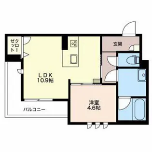 ローズ・レフィシア【3階】の間取り