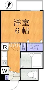 ルンビニー溝ノ口【2階】の間取り