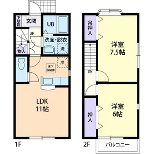 ソルボンヌ Bの間取り