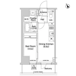 コンフォリア東池袋EAST【5階】の間取り