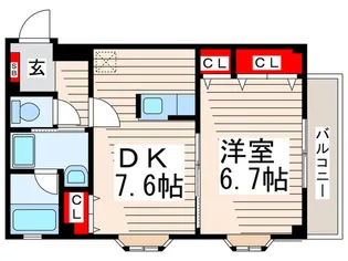 コーポ中葛西【3階】の間取り