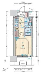アドバンス大阪ベイココナ【6階】の間取り