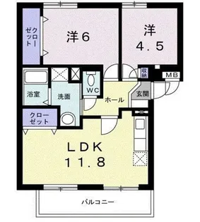 緑風館【2階】の間取り