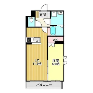 グランリーオ23【3階】の間取り