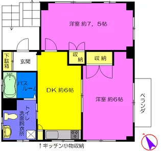 石原ビル【3階】の間取り