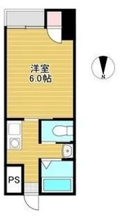 シャルル上新庄【1階】の間取り