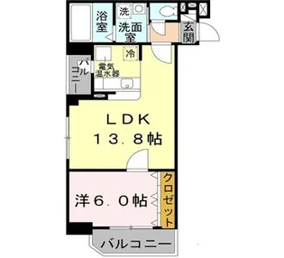 イーストキューブ【3階】の間取り