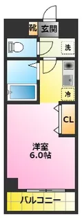 EXIA元住吉【6階】の間取り