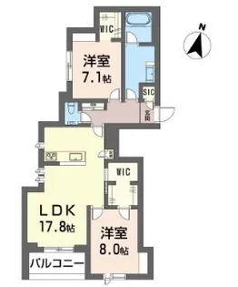 カンタービレ荻窪【3階】の間取り
