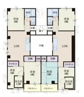 b’CASA所沢下山口re-born【1階】の間取り