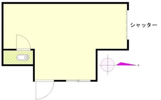 宮コーポ【1階】の間取り