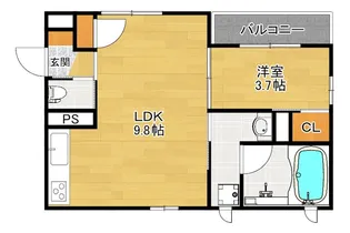 ピコットVI【1階】の間取り