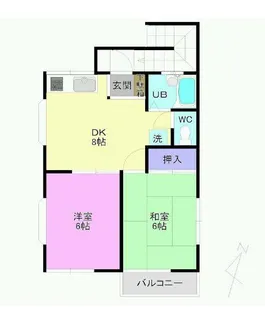 ペルテ山口【2階】の間取り