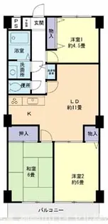 アーティー983【2階】の間取り