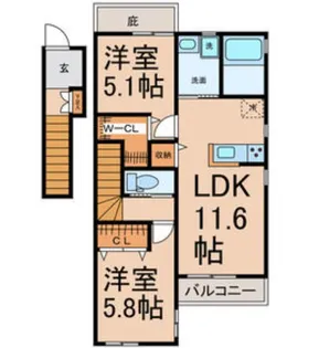 タマテラス【2階】の間取り