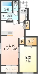 ソーレ7【1階】の間取り