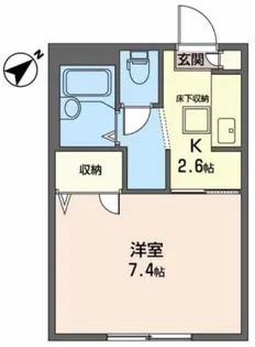 フルール・パークB棟【2階】の間取り