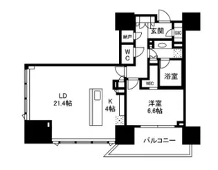 グランドヒルズ恵比寿【13階】の間取り
