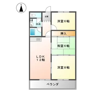津ロードリーマンション【1階】の間取り