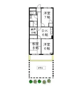 スミィード【1階】の間取り
