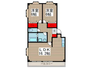 タンドゥールOZAKI【1階】の間取り