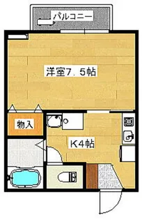 セジュール相田 C【2階】の間取り