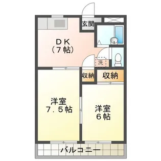 アクティブシティ B【2階】の間取り