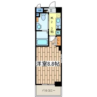 ウイングルート【4階】の間取り