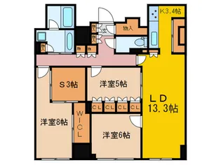 パークアクシス滝野川ラ ブリーズ【12階】の間取り