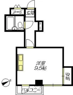 サザンクロス池上【3階】の間取り