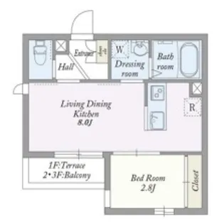 BRIO-H【2階】の間取り