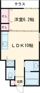 SS福田 B棟【1階】の間取り