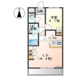 クレストール【2階】の間取り