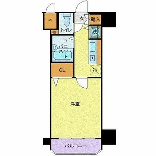 フェニックス幡ヶ谷壱番館【5階】の間取り