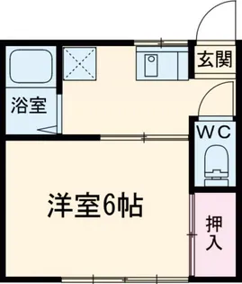 翠ハイツ【1階】の間取り