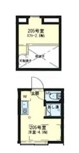 アーバンプレイス高田馬場VII【2階】の間取り