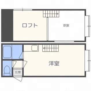 クルーズハウス元町西【1階】の間取り