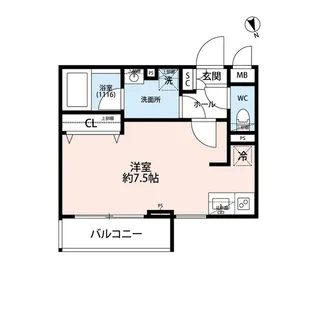 プレール・ドゥーク西荻窪【1階】の間取り