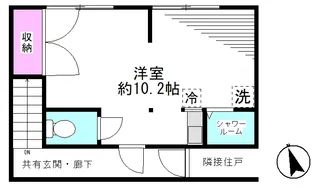 グリーンルーム【2階】の間取り