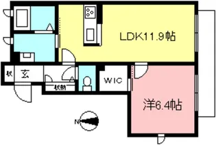 サニーメゾン【1階】の間取り