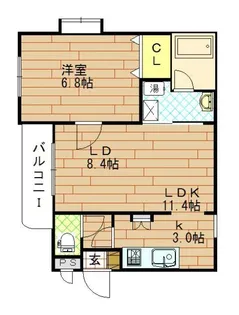 Cadog アイリスの間取り